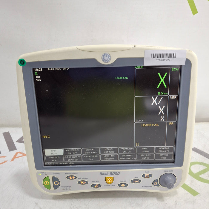 GE Healthcare Dash 5000 - GE/Nellcor SpO2 Patient Monitor