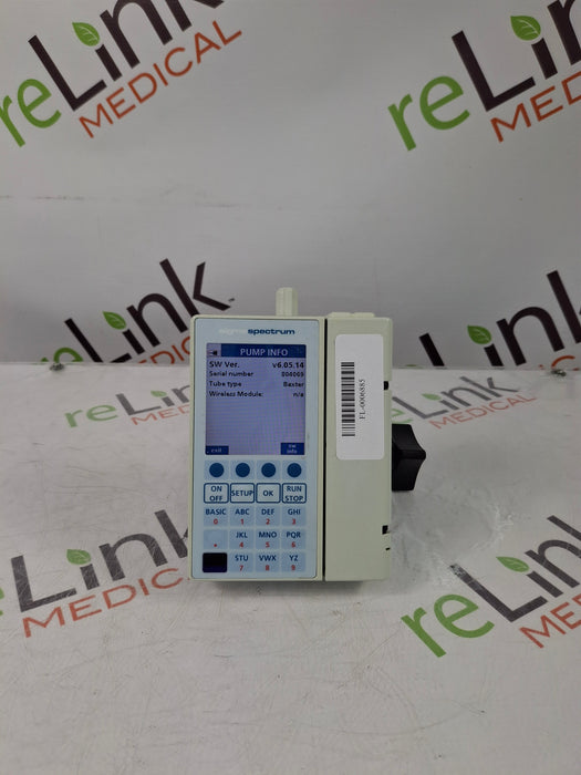 Baxter Sigma Spectrum 6.05.14 with B/G Battery Infusion Pump