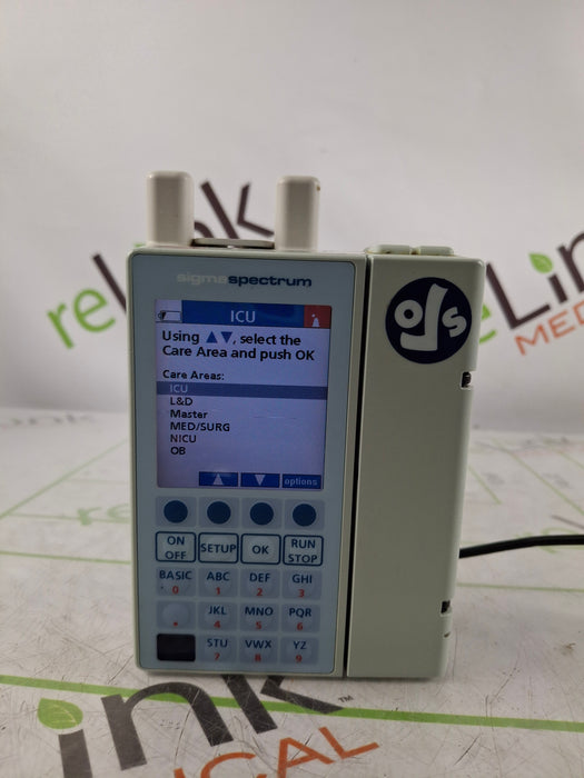 Baxter Sigma Spectrum 6.05.14 with A/B/G/N Battery Infusion Pump