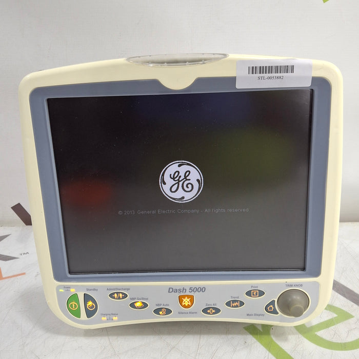 GE Healthcare Dash 5000 - Masimo SpO2 Patient Monitor