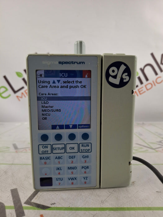 Baxter Sigma Spectrum 6.05.14 with B/G Battery Infusion Pump