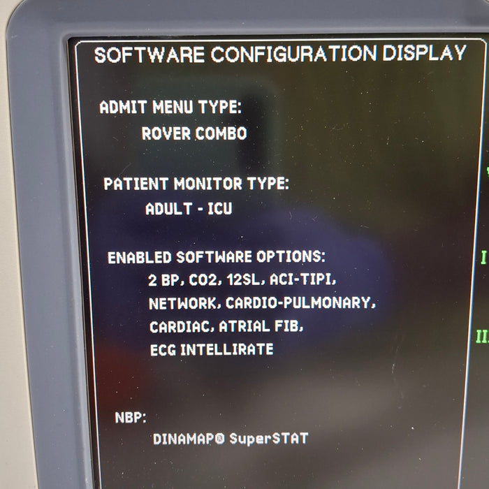 GE Healthcare Dash 5000 - Masimo SpO2 Patient Monitor