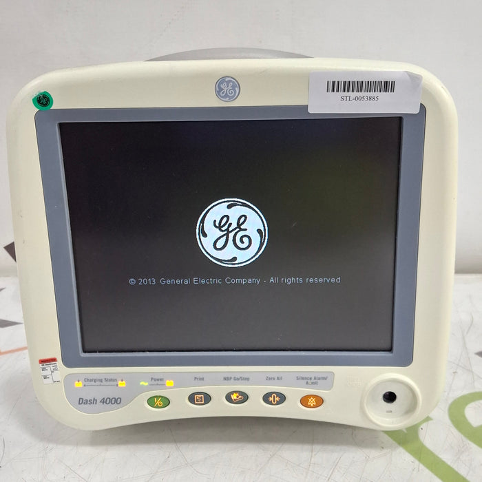 GE Healthcare Dash 4000 - Masimo SpO2 Patient Monitor