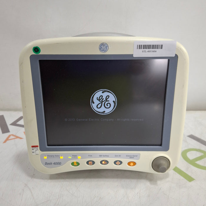 GE Healthcare Dash 4000 - Masimo SpO2 Patient Monitor