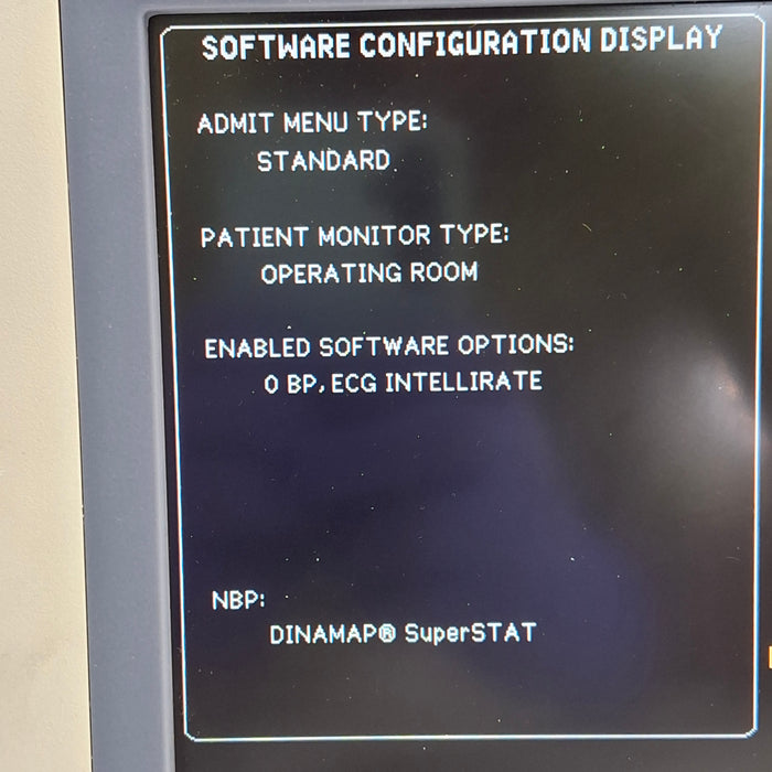GE Healthcare Dash 4000 - Masimo SpO2 Patient Monitor