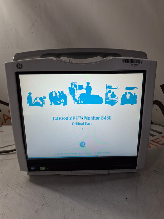GE Healthcare Carescape B450 Critical Care Patient Monitor