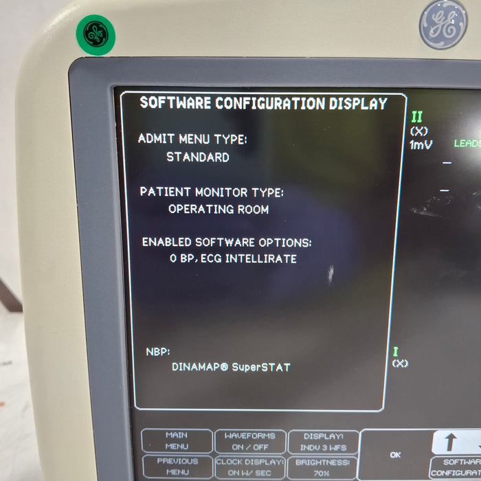 GE Healthcare Dash 4000 - Masimo SpO2 Patient Monitor