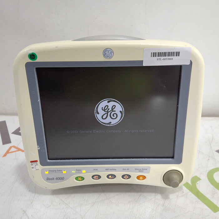 GE Healthcare Dash 4000 - GE/Nellcor SpO2 Patient Monitor