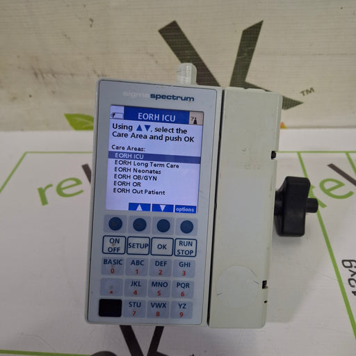 Baxter Baxter Sigma Spectrum 6.05.15 with B/G Battery Infusion Pump Infusion Pump reLink Online
