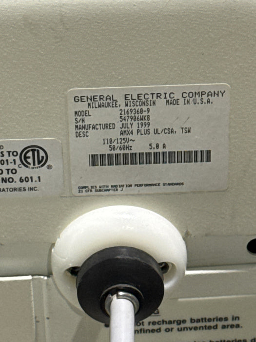 GE Healthcare AMX 4 Plus Portable X-Ray Unit