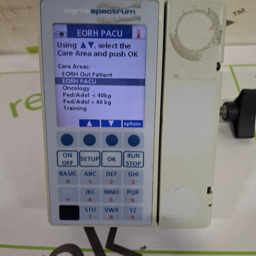 Baxter Baxter Sigma Spectrum 6.05.15 with B/G Battery Infusion Pump Infusion Pump reLink Online