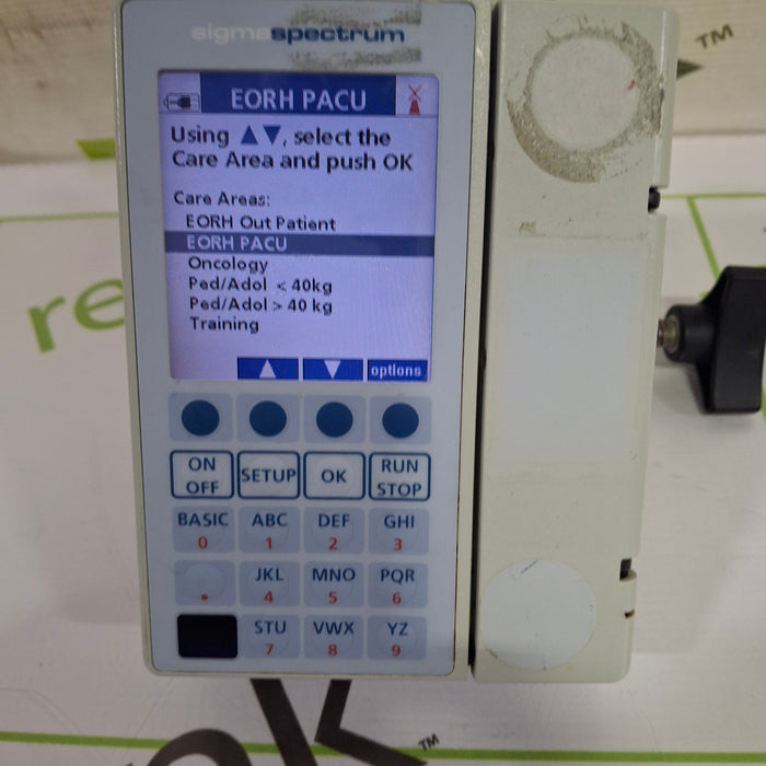 Baxter Sigma Spectrum 6.05.15 with B/G Battery Infusion Pump