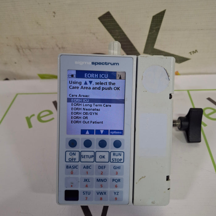 Baxter Sigma Spectrum 6.05.13 with B/G Battery Infusion Pump