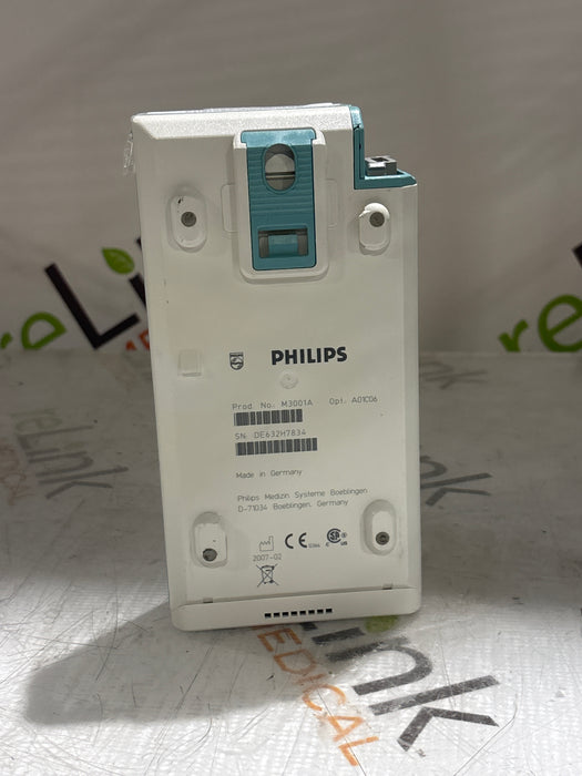 Philips M3001A-A01C06 Fast SpO2, NIBP, ECG, Temp, IBP MMS Module