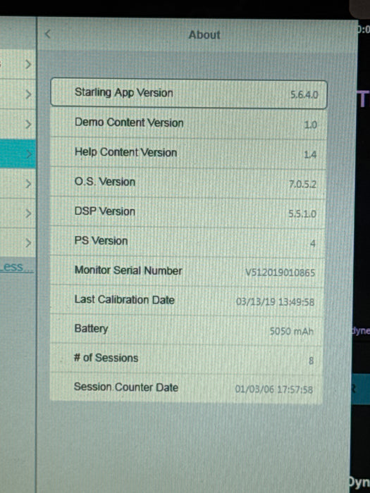 Baxter Starling SV Fluid Management Monitoring System