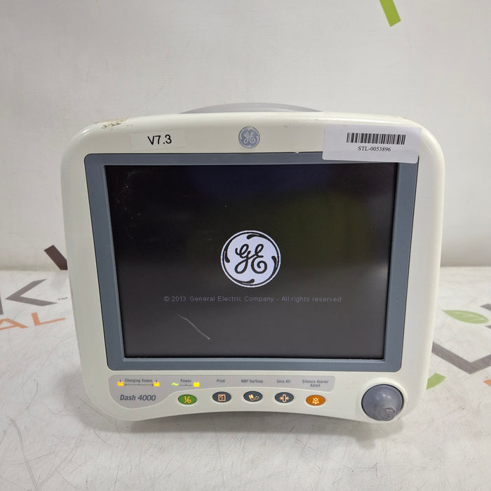 GE Healthcare Dash 4000 - Masimo SpO2 Patient Monitor