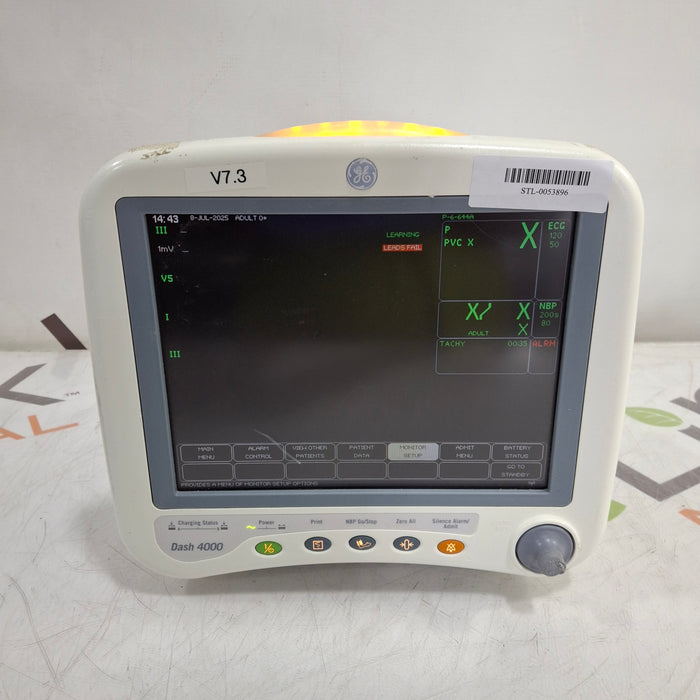 GE Healthcare Dash 4000 - Masimo SpO2 Patient Monitor