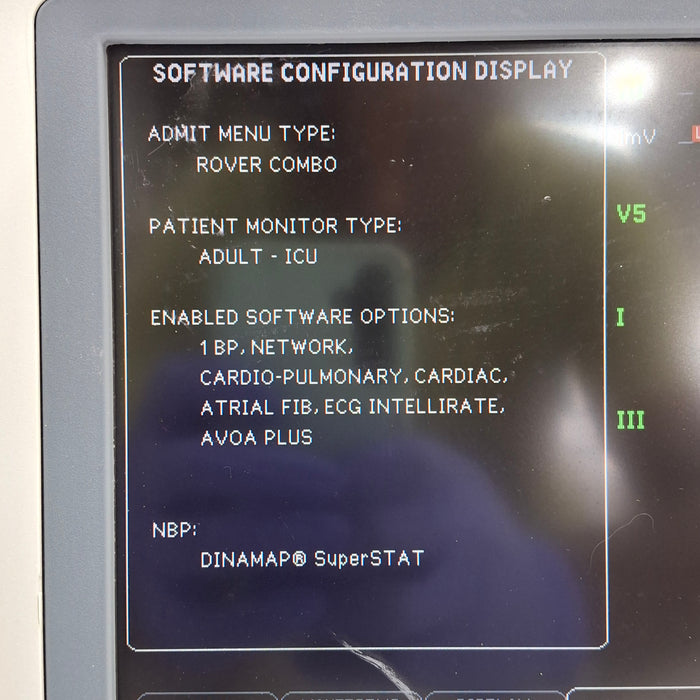 GE Healthcare Dash 4000 - Masimo SpO2 Patient Monitor