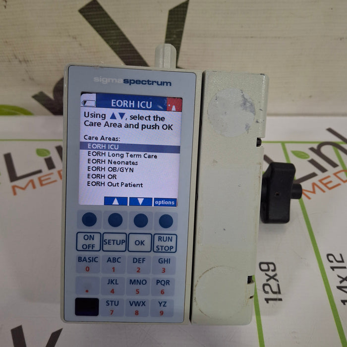 Baxter Sigma Spectrum 6.05.15 with B/G Battery Infusion Pump
