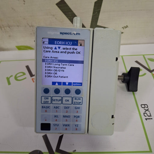 Baxter Baxter Sigma Spectrum 6.05.15 with B/G Battery Infusion Pump Infusion Pump reLink Online