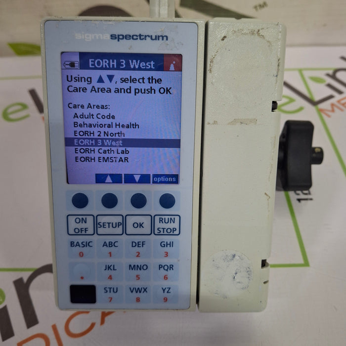 Baxter Sigma Spectrum 6.05.15 with B/G Battery Infusion Pump