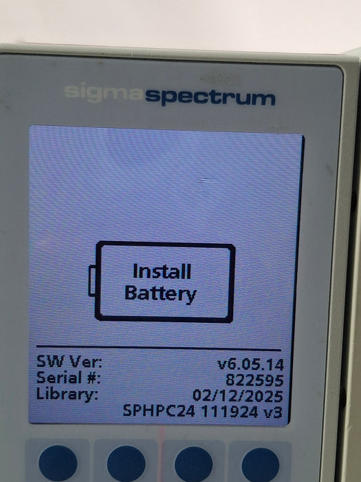 Baxter Sigma Spectrum 6.05.14 without Battery Infusion Pump