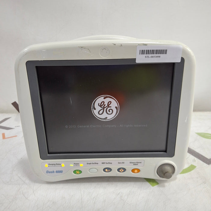 GE Healthcare Dash 4000 - GE/Nellcor SpO2 Patient Monitor