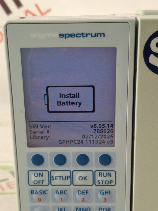 Baxter Sigma Spectrum 6.05.14 without Battery Infusion Pump