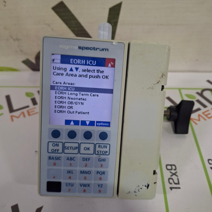 Baxter Sigma Spectrum 6.05.13 with B/G Battery Infusion Pump