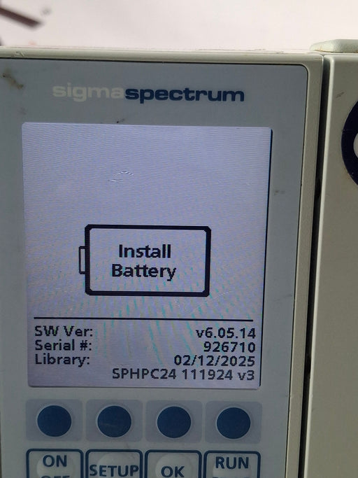 Baxter Baxter Sigma Spectrum 6.05.14 without Battery Infusion Pump Infusion Pump reLink Online
