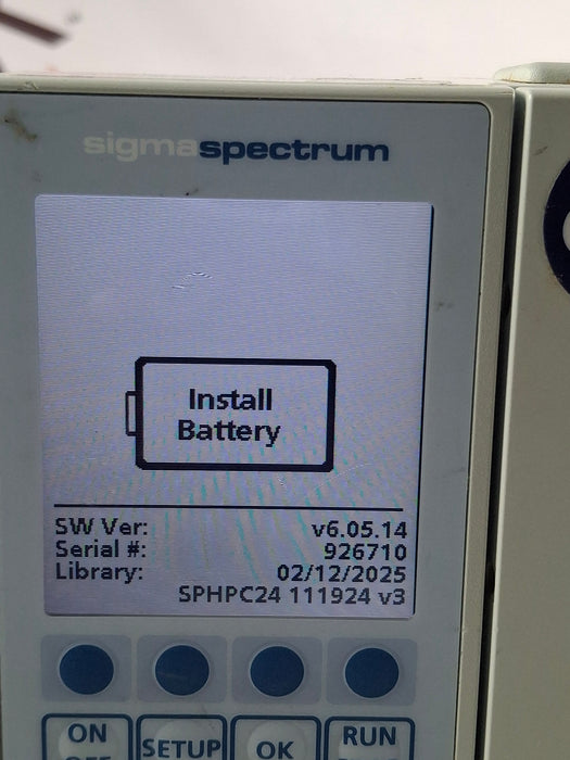Baxter Sigma Spectrum 6.05.14 without Battery Infusion Pump