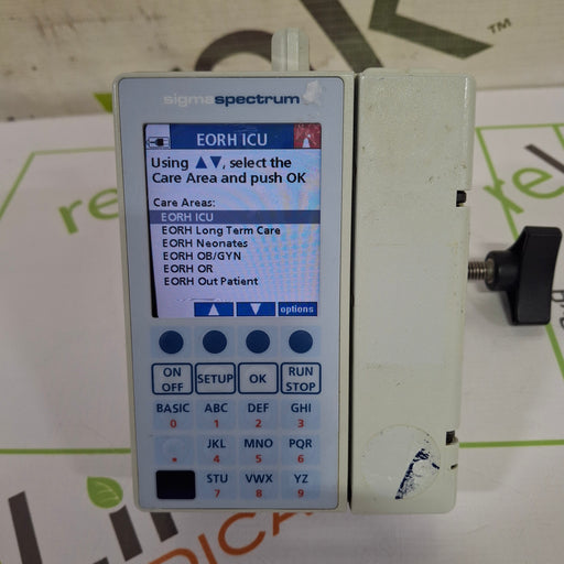 Baxter Baxter Sigma Spectrum 6.05.13 with B/G Battery Infusion Pump Infusion Pump reLink Online