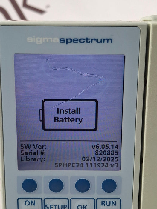 Baxter Sigma Spectrum 6.05.14 without Battery Infusion Pump