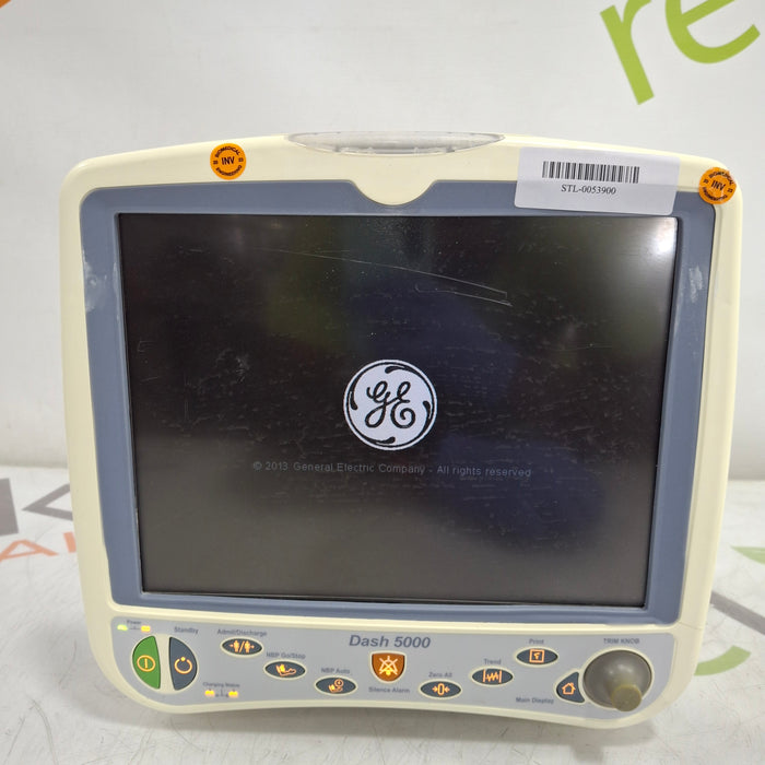 GE Healthcare Dash 5000 - Masimo SpO2 Patient Monitor