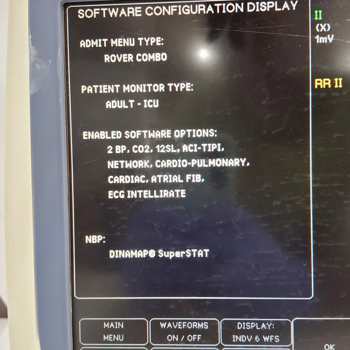 GE Healthcare Dash 5000 - Masimo SpO2 Patient Monitor