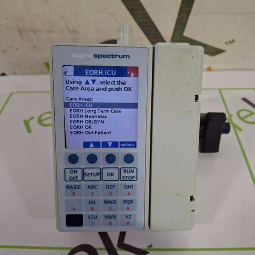 Baxter Baxter Sigma Spectrum 6.05.15 with B/G Battery Infusion Pump Infusion Pump reLink Online