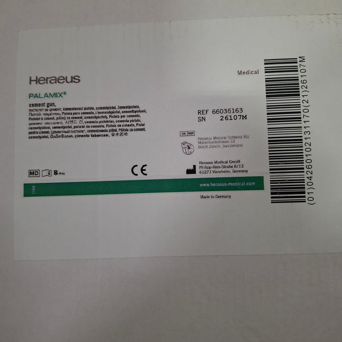 Heraeus Palamix Vacuum Pump