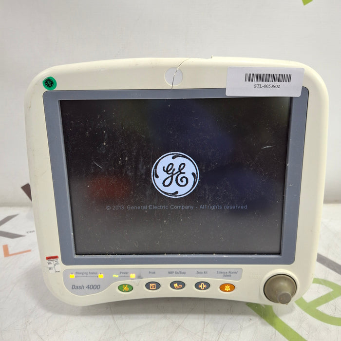 GE Healthcare Dash 4000 - GE/Nellcor SpO2 Patient Monitor