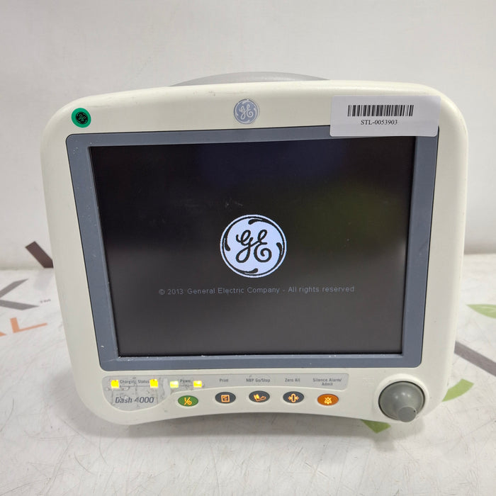 GE Healthcare Dash 4000 - GE/Nellcor SpO2 Patient Monitor