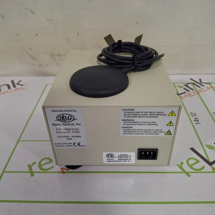 Byrne Medical, Inc. EGP-100 Endogator Endoscopy Irrigation Pump