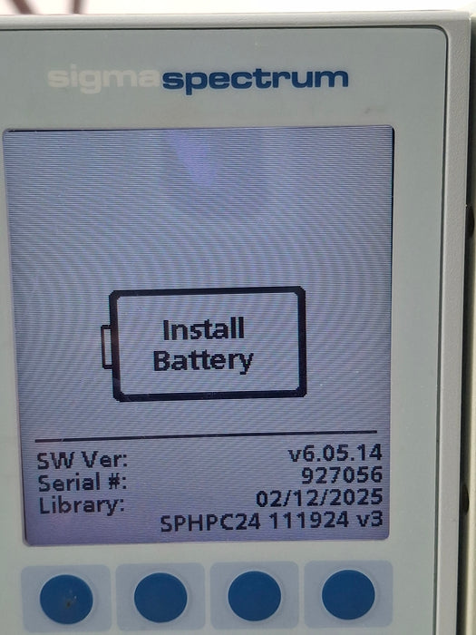 Baxter Sigma Spectrum 6.05.14 without Battery Infusion Pump