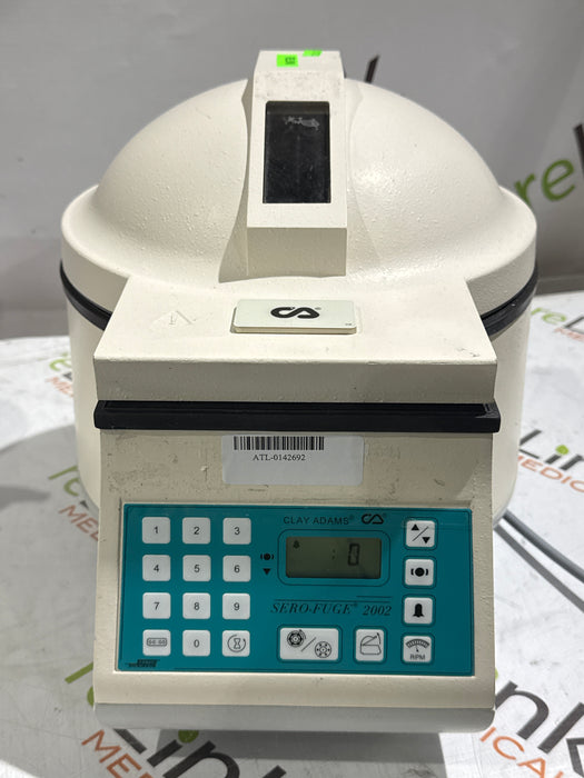 Clay Adams 420352 Sero-fuge 2002 2-Speed Centrifuge