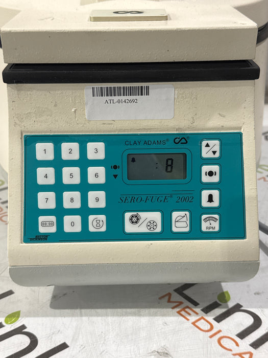 Clay Adams 420352 Sero-fuge 2002 2-Speed Centrifuge