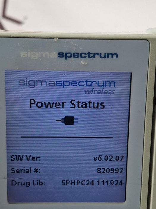 Baxter Sigma Spectrum 6.02.07 without Battery Infusion Pump