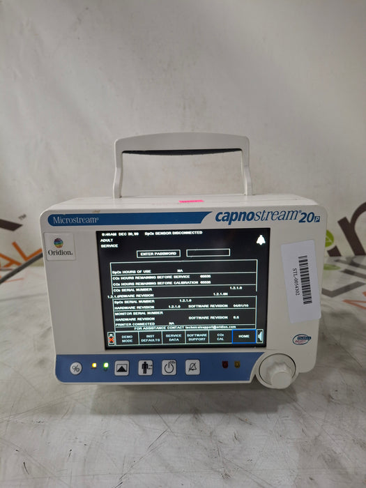 Oridion Capnostream 20P Capnography Monitor