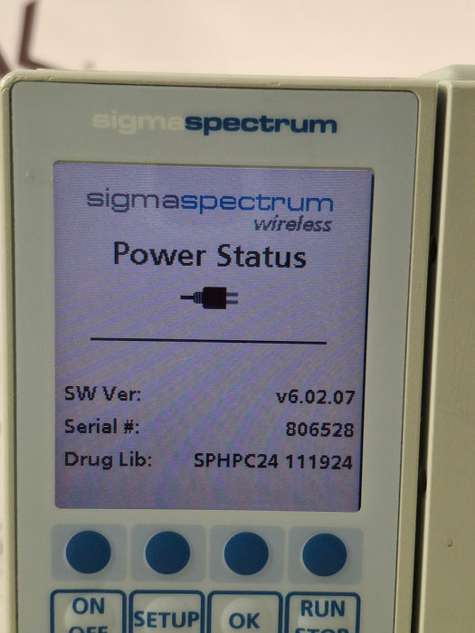 Baxter Sigma Spectrum 6.02.07 without Battery Infusion Pump