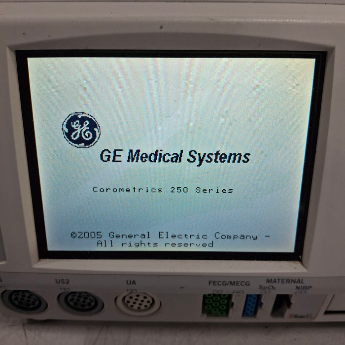 GE Healthcare Corometrics 250cx Series Model 259cx-c Fetal Monitor