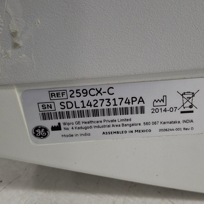 GE Healthcare Corometrics 250cx Series Model 259cx-c Fetal Monitor