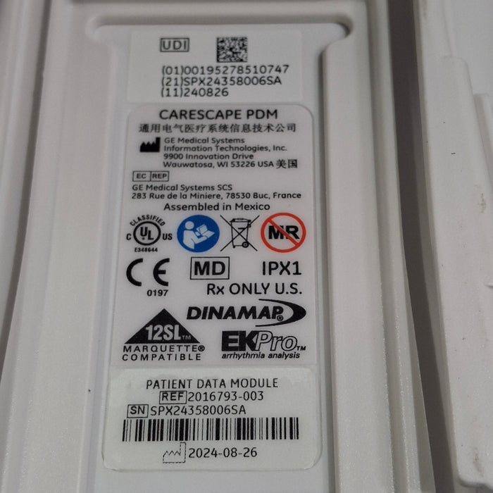 GE Healthcare PDM Masimo Patient Data Module
