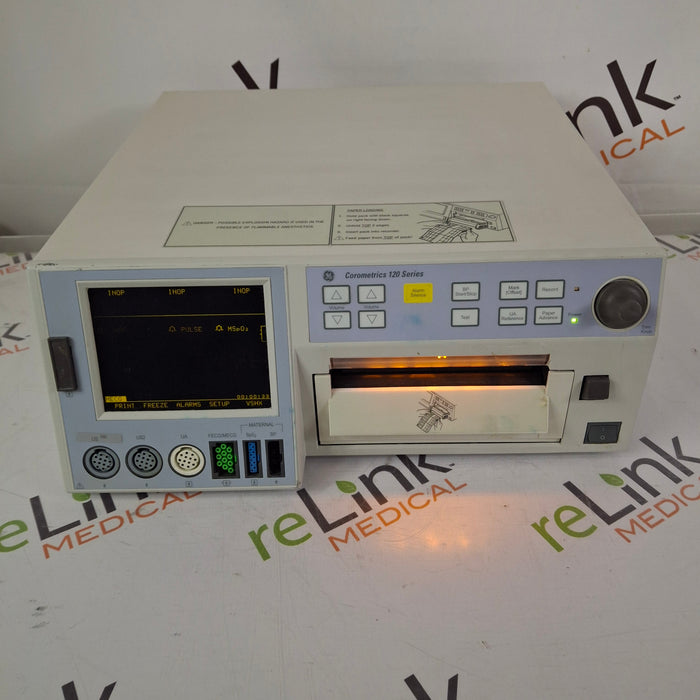 GE Healthcare Corometrics 120 Model 129 Fetal Monitor
